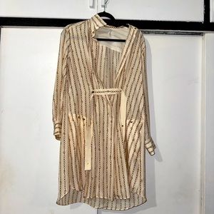 Cholé satin tshirt dress